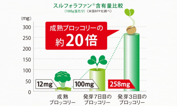 スルフォラファンから期待できる効果